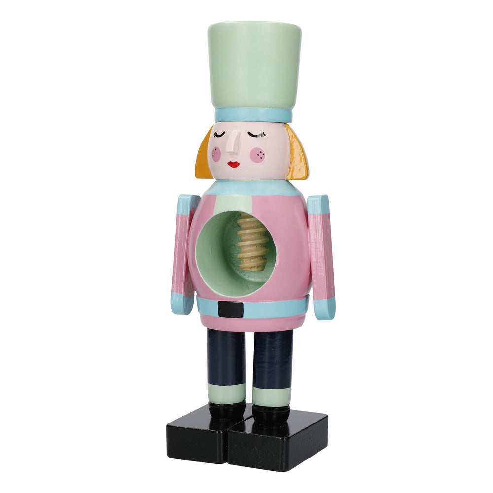 KitchenCraft The Nutcracker Collection Wooden Female Nutcracker