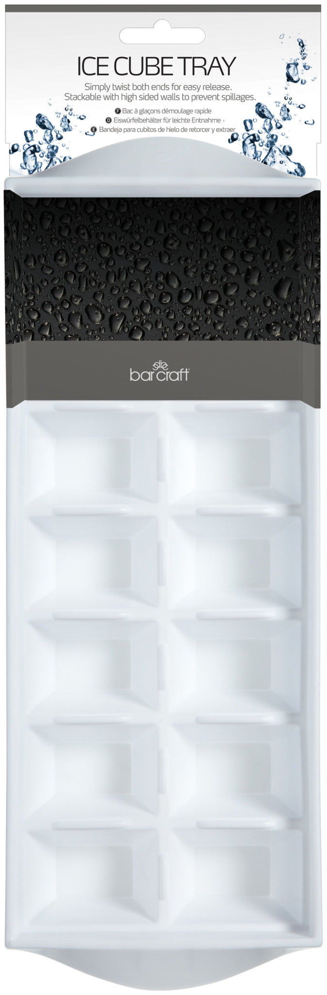 BarCraft Flexible Ice Cube Tray