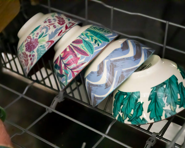 KitchenCraft Set of 4 Ceramic Cereal Bowls - 'Vibrance' Design image 7