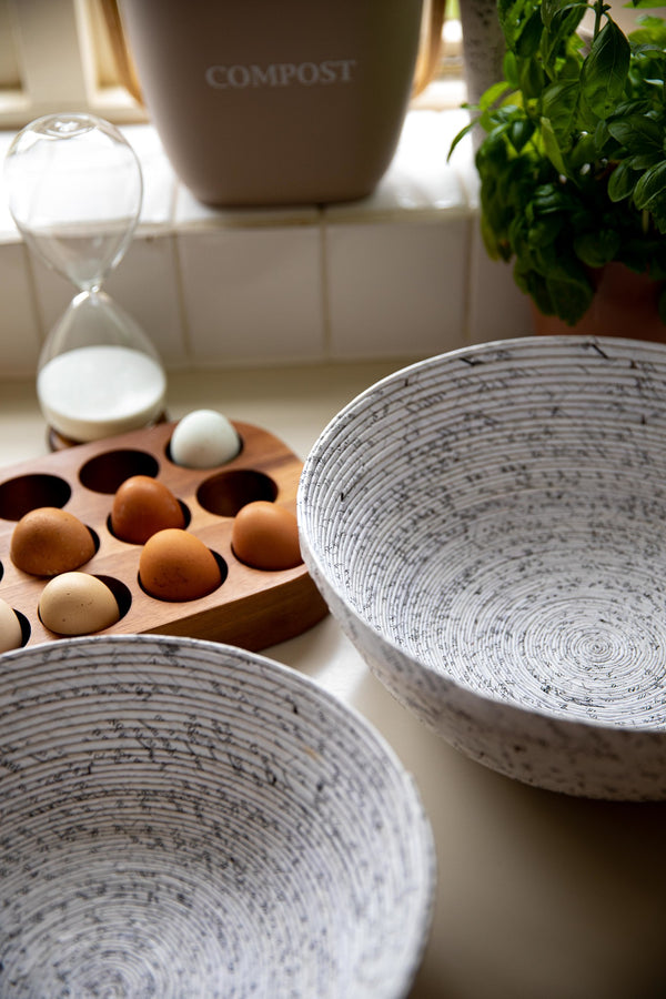 Natural Elements Fruit Bowl, Recycled Paper, Strong, Biodegradable and Reusable, 25cm image 9