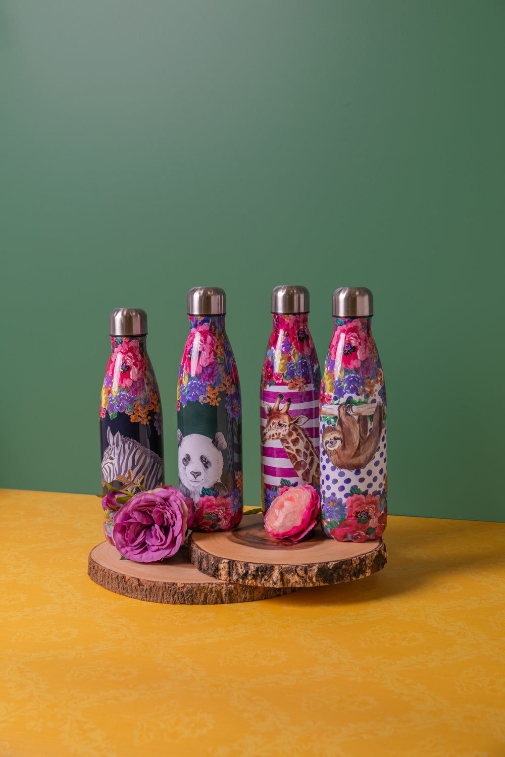 Mikasa Wild at Heart Zebra Water Bottle, 500ml