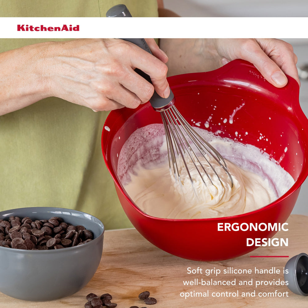KitchenAid Soft Grip Utility Whisk - Charcoal Grey