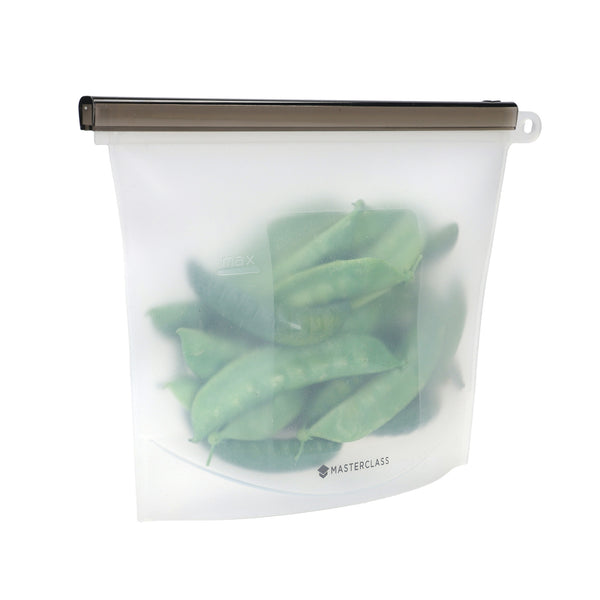 MasterClass 1-Litre Reusable Food Bag with Leakproof and Airtight Seal, BPA-Free Silicone image 8