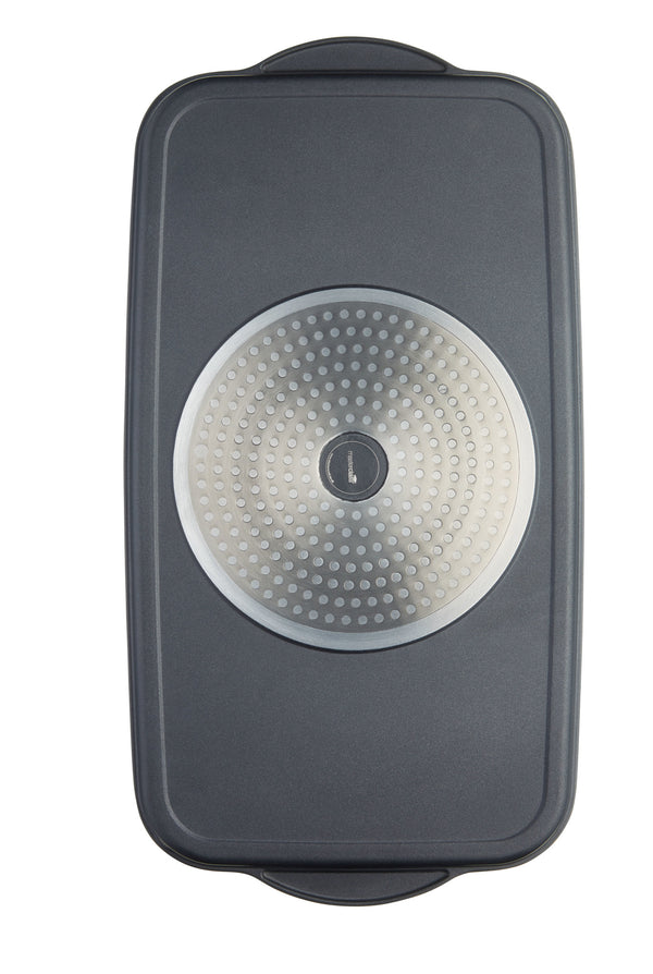 MasterClass Cast Aluminium Dual Griddle Tray, 51cm image 3