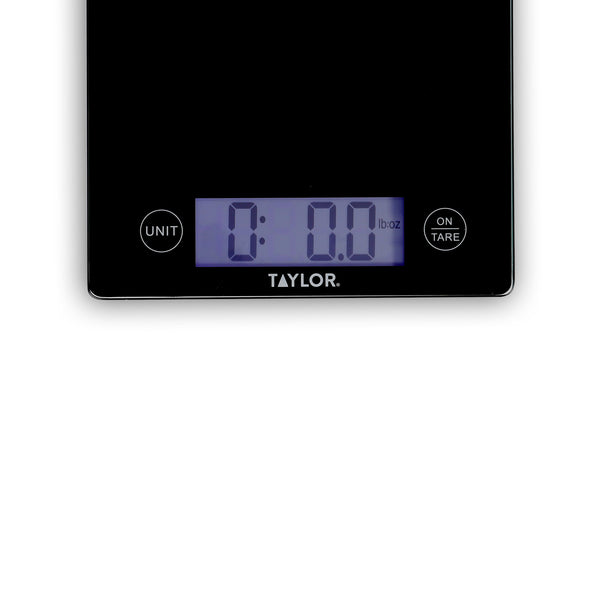 Taylor Digital Dual Glass Kitchen Scale, 5kg / 5000ml, Black image 3