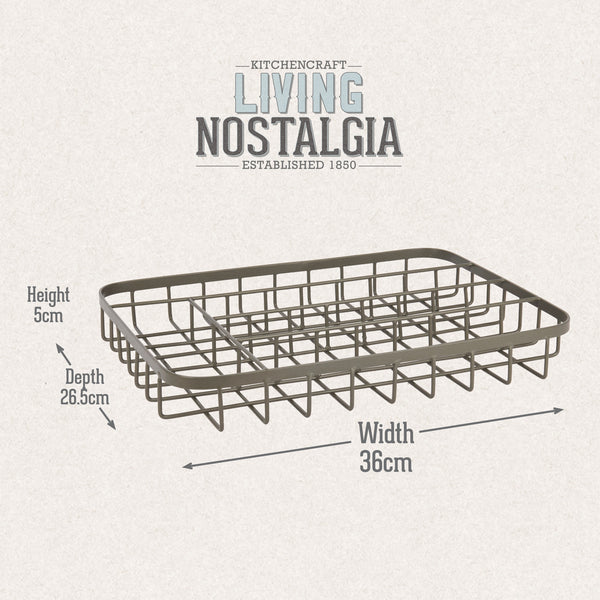 KitchenCraft Living Nostalgia Cutlery Organiser, Iron image 10
