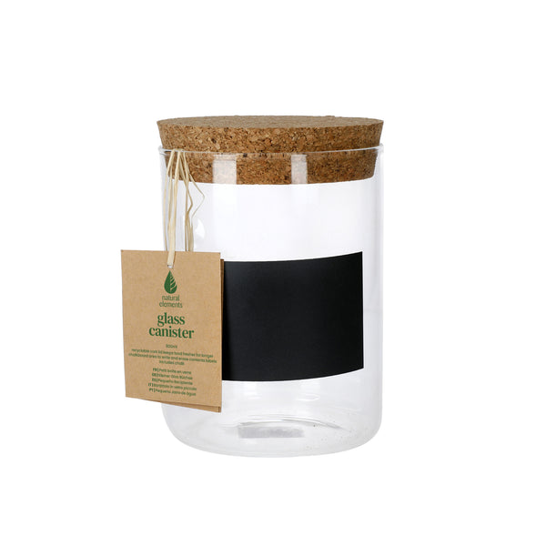 Natural Elements Small Glass Storage Canister image 4
