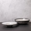2pc Granite Porcelain Serveware Set with 2x Serving Bowls, 28cm and 30cm - Caviar image 2