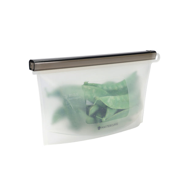 MasterClass 500ml Reusable Food Bag with Leakproof and Airtight Seal, BPA-Free Silicone image 10