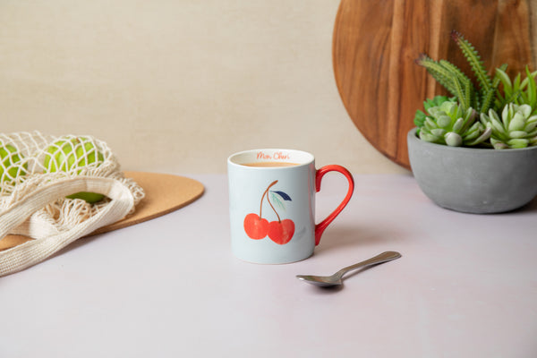 Mikasa Cherry Straight-Sided Porcelain Mug, 280ml image 2