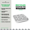 MasterClass Recycled Aluminum 9-Hole Muffin Tin, 24x22cm image 9