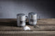 Industrial Kitchen Galvanised Metal Salt Dispenser Pot