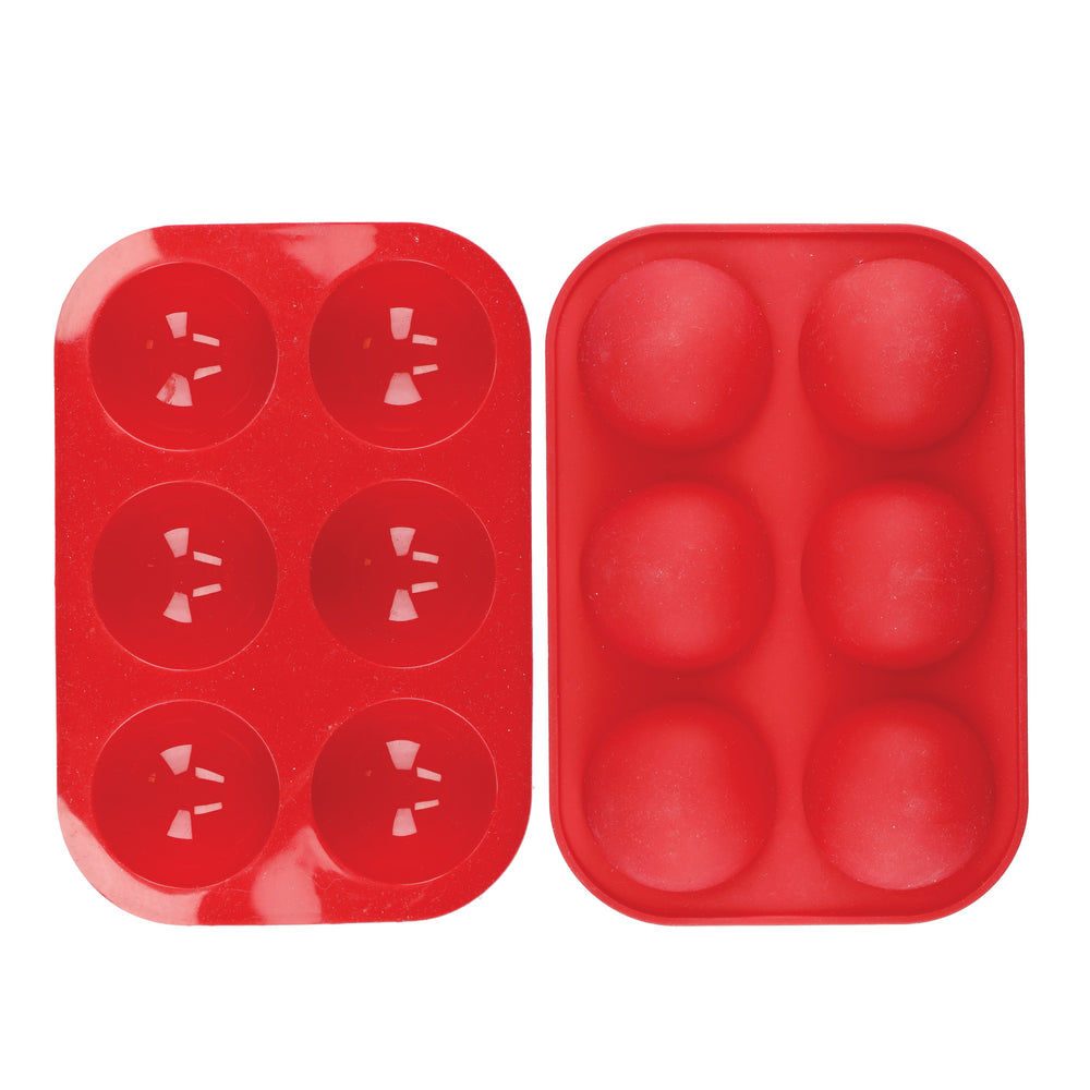 KitchenCraft Silicone Chocolate Bomb Moulds (Makes 6)
