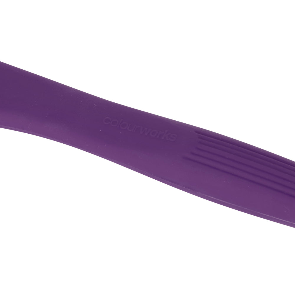 Colourworks Purple Silicone Spatula with Bowl Rest