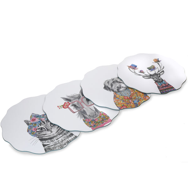 Mikasa x Tipperleyhill Scallop-Shaped Placemats, Set of 4, 29cm image 3