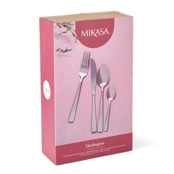Mikasa Harlington Stainless Steel Cutlery Set, 24 Piece image 4