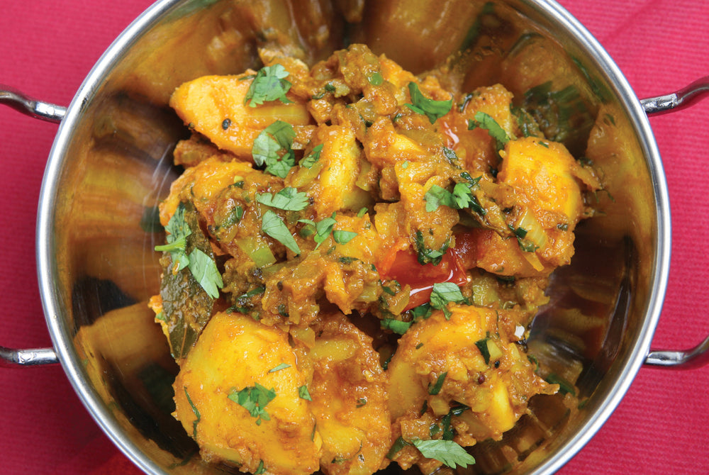 KitchenCraft World of Flavours Indian Stainless Steel Large Balti Dish