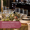 Mikasa Sorrento Ridged Crystal White Wine Glasses, Set of 4, 400ml image 8
