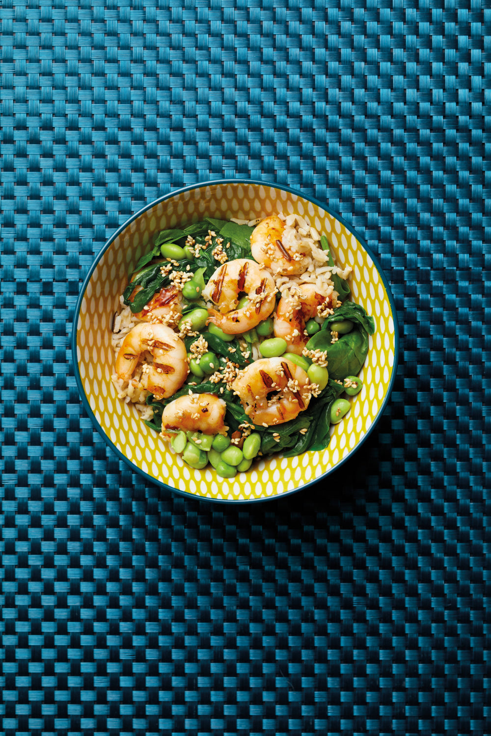 Set of 4 KitchenCraft Leafy Green Print Ceramic Bowls