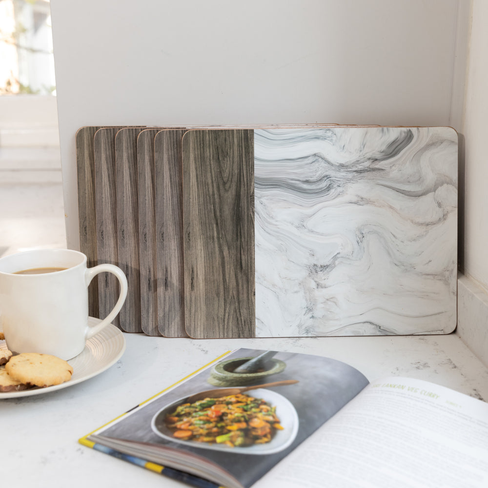 Creative Tops Marble Pack Of 6 Placemats