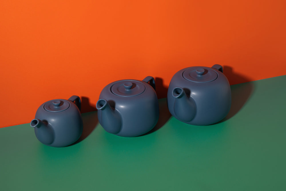 La Cafetière Classic Teapot 6 Cup, Navy, 1.5L