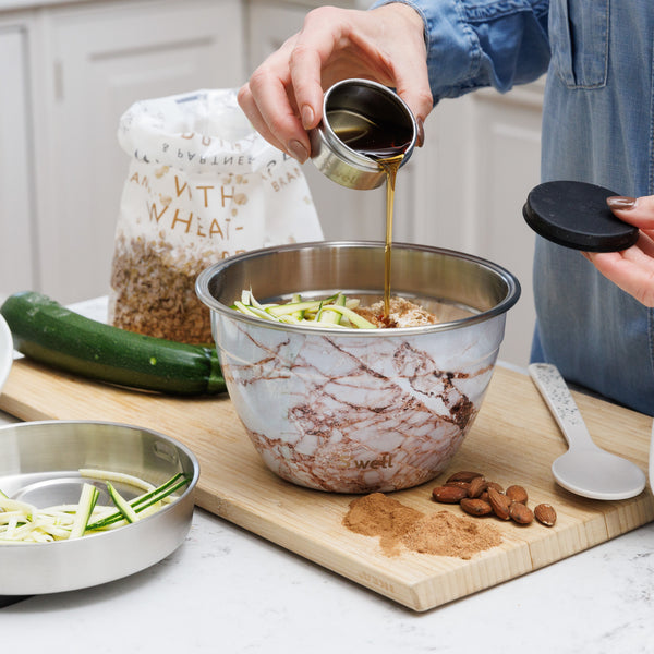 S'well Calacatta Gold Salad Bowl Kit, 1.9L image 5