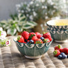 Set of 4 KitchenCraft Leafy Green Print Ceramic Bowls image 5