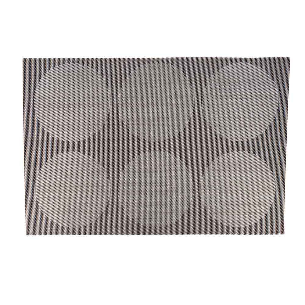 KitchenCraft Woven Reversible Grey Spots Placemat