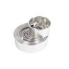 KitchenCraft Eleven Round Plain Pastry Cutters With Metal Storage Tin image 3
