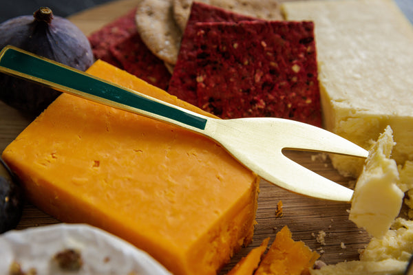 Artesà Cheese Knife Set - Green and Gold, 3 Pieces image 7