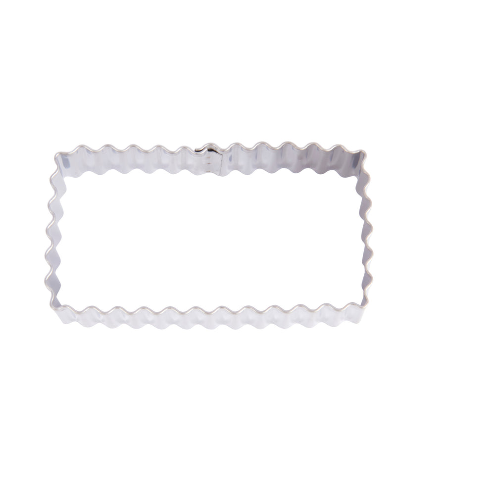 KitchenCraft 8cm Fluted Rectangular Cookie Cutter