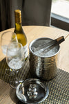 BarCraft Small Hammered Ice Bucket with Lid image 13
