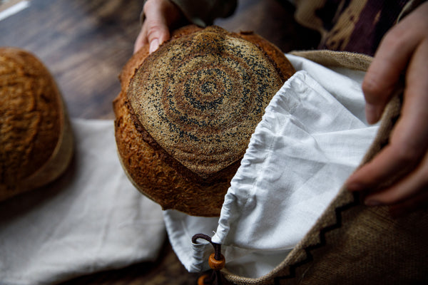 Natural Elements Hessian Eco-Friendly Bread Bag image 7