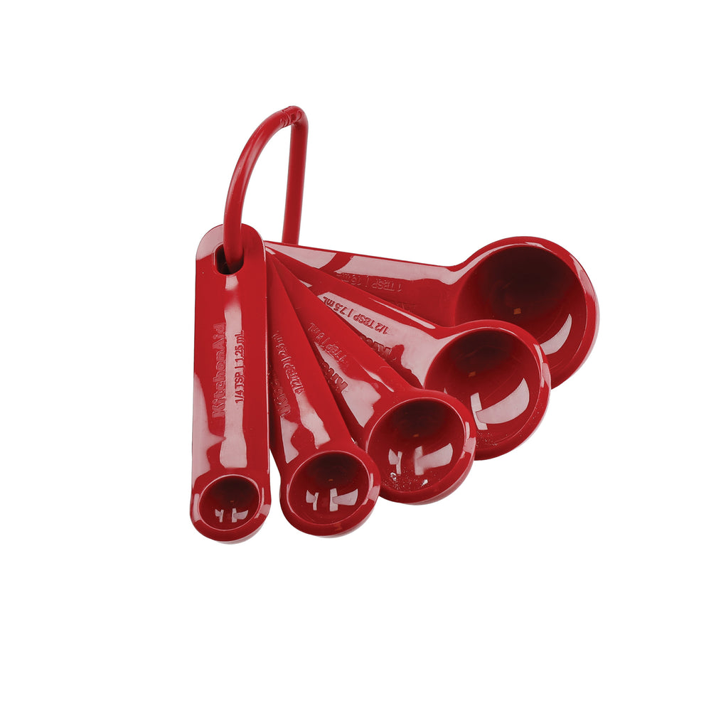 KitchenAid 5pc Measuring Spoon Set - Empire Red