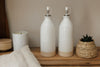 KitchenCraft Idilica Oil and Vinegar Bottles, Set of 2, Cream, 450ml image 6