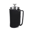 3pc Coffee Set with Black Cafetière Cosy and 2x Insulated Black Ceramic Coffee Mugs
