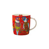 2pc Tiger Tiger Tea Set with 370ml Porcelain Mug and Cotton Tea Towel - Love Hearts image 4