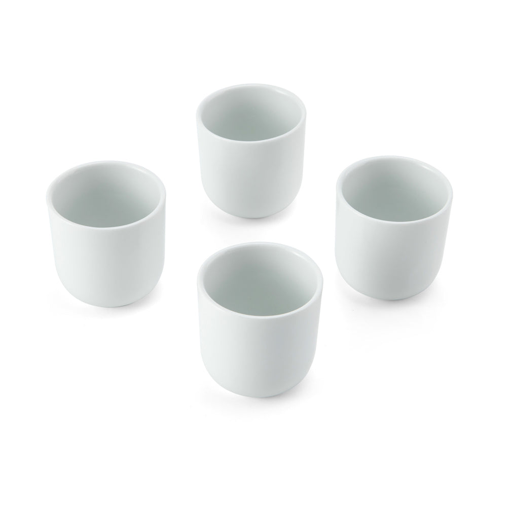Mikasa Chalk Porcelain Egg Cups, Set of 4, White, 5cm