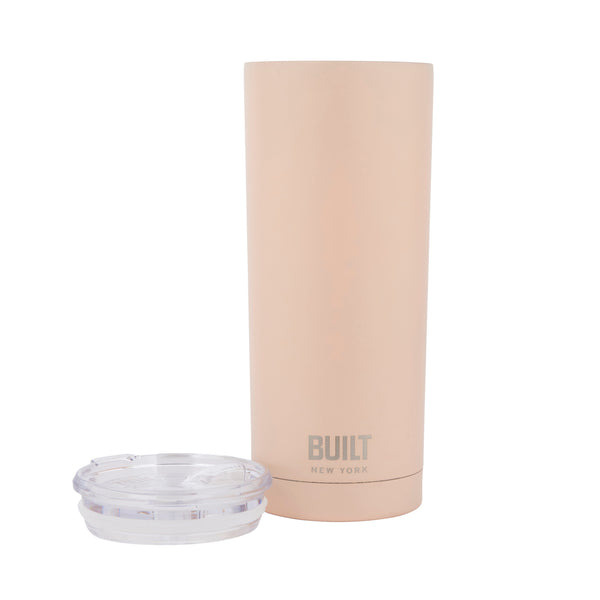 Built 590ml Double Walled Stainless Steel Travel Mug Pale Pink image 2