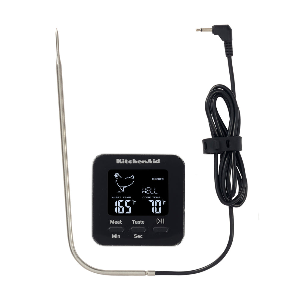 KitchenAid Digital Kitchen Thermometer With Timer and Leave-In Oven Probe image 1