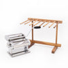 2pc Pasta Making Set with Deluxe Double Cutter Pasta Machine and Pasta Drying Stand image 1