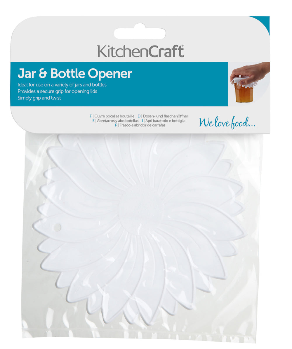 KitchenCraft Rubber Jar and Bottle Opener image 1