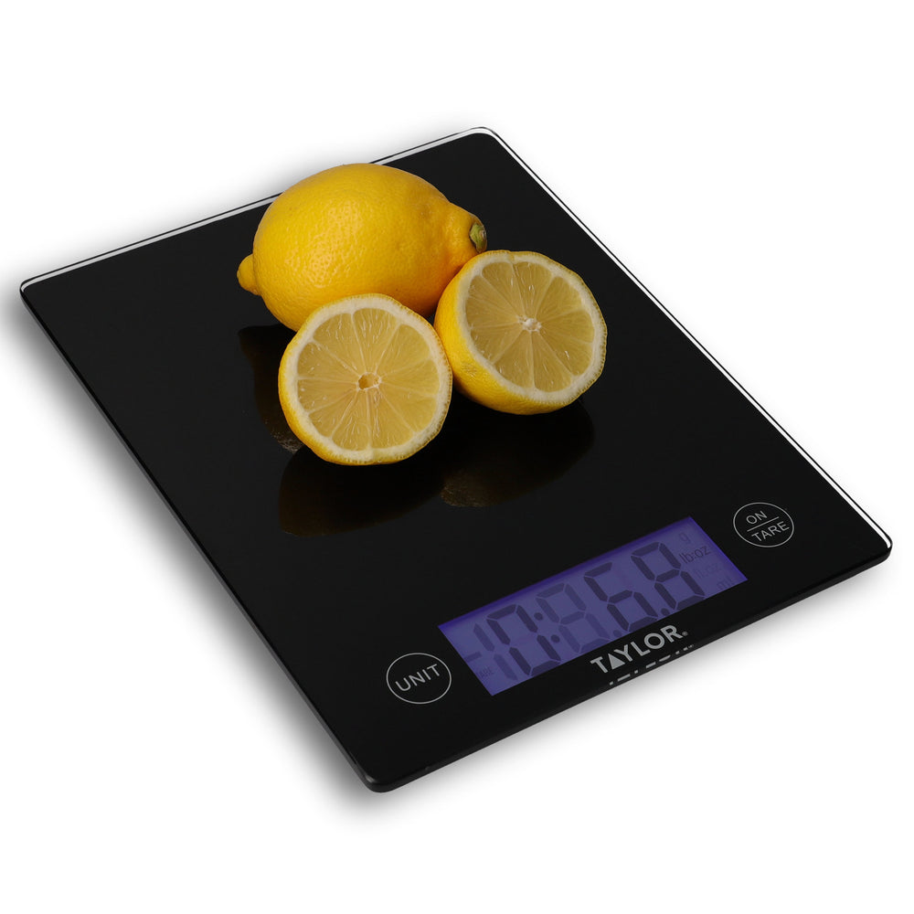Taylor Digital Dual Glass Kitchen Scale, 5kg / 5000ml, Black image 1
