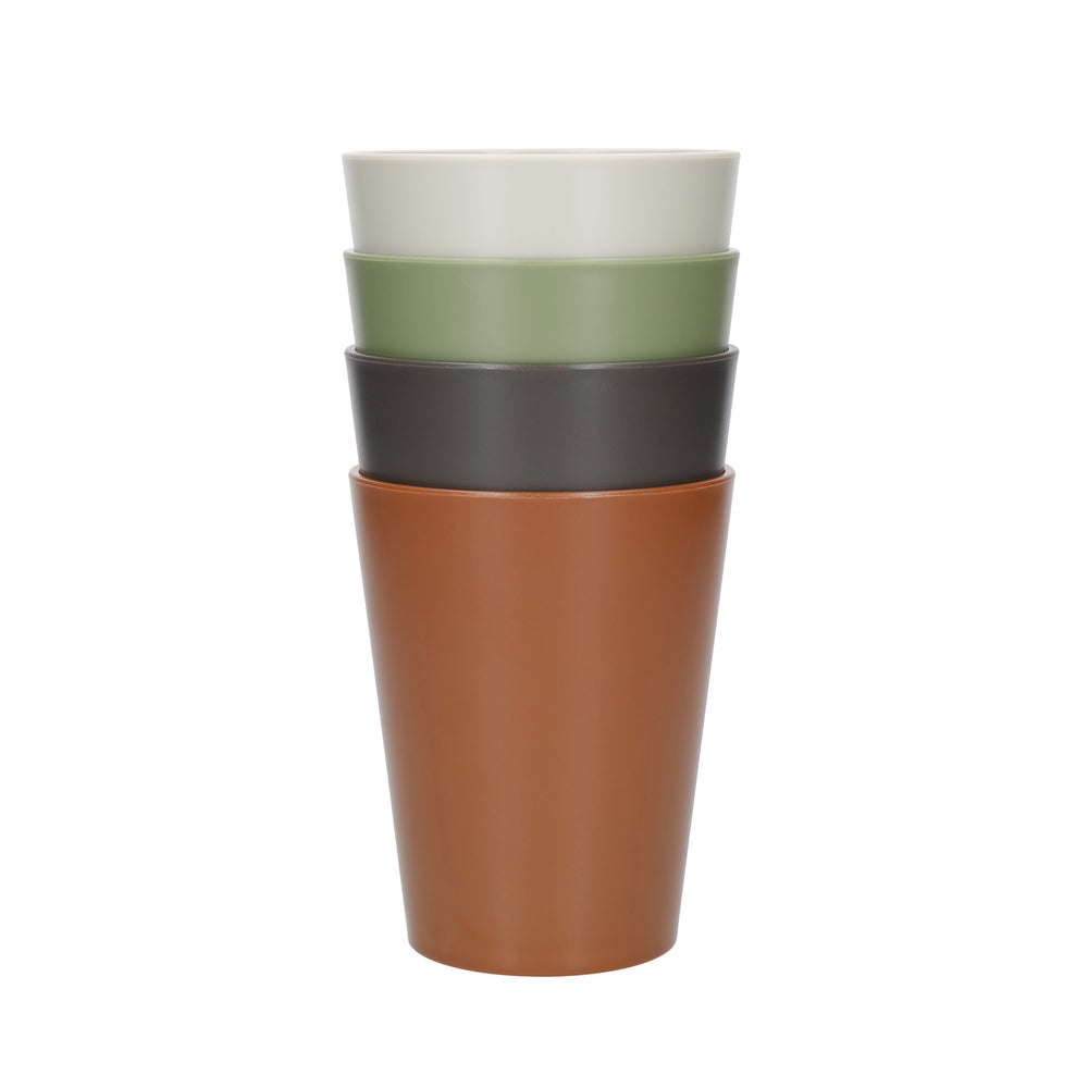 Mikasa Summer Set of 4 Recycled Plastic 340ml Tumblers image 1