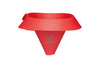 Colourworks Brights Red Silicone Roll and Fold Funnel image 1