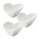 Set of 3 Maxwell & Williams White Basics Heart 23cm Bowls