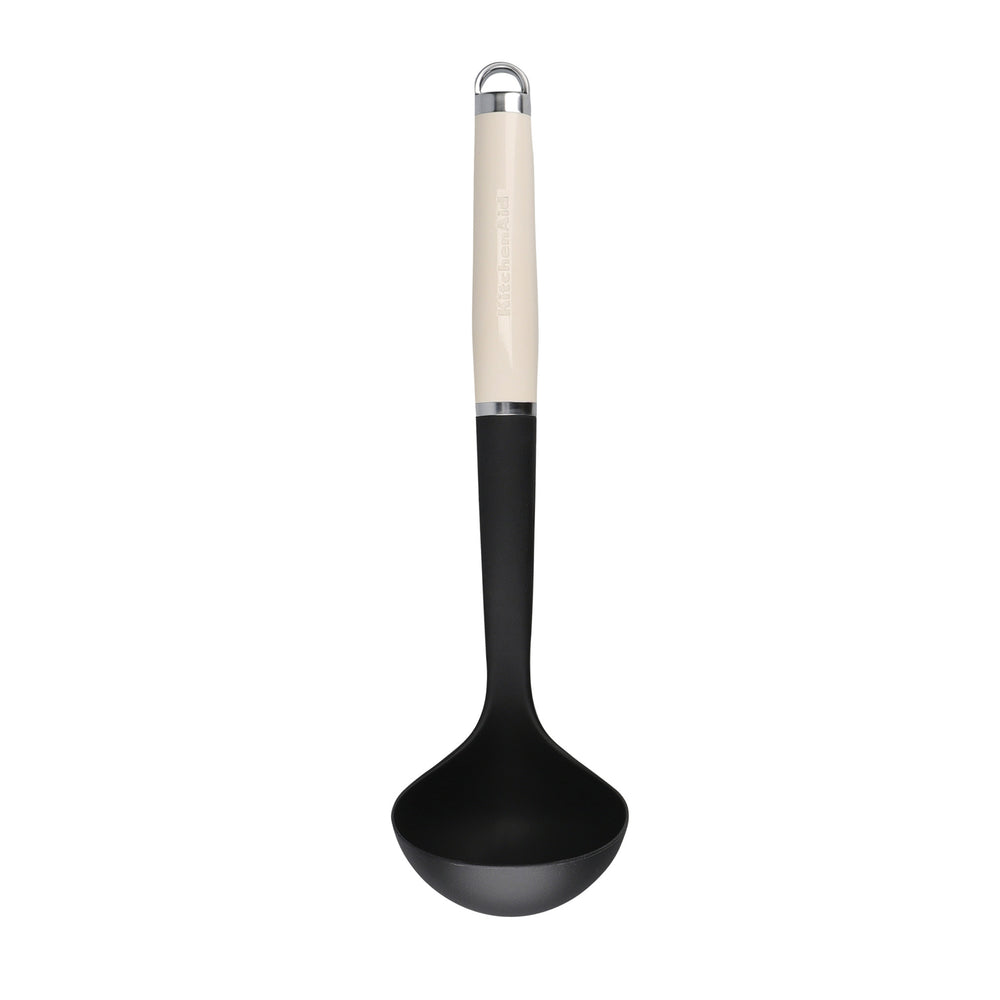 KitchenAid Nylon Cooking Ladle – Almond Cream image 1