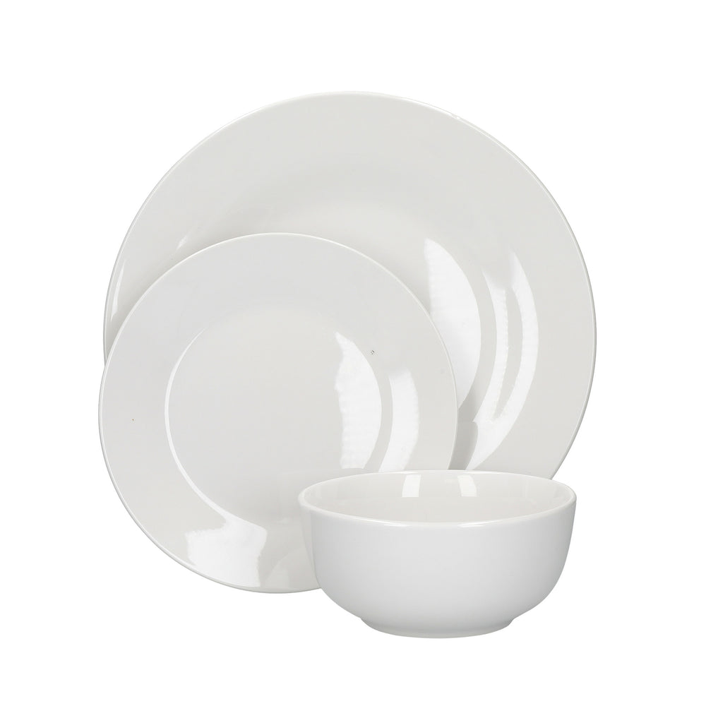Mikasa Alexis Porcelain 12-Piece White Dinner Set image 1