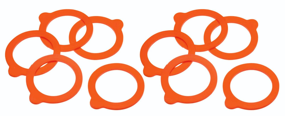 Home Made Pack of 10 Spare Silicone Sealing Rings for Terrine Jars image 1