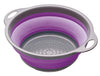 Colourworks Purple Collapsible Colander with Handles image 1